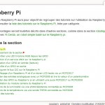Liste de tutoriels Raspberry pi sur le wiki