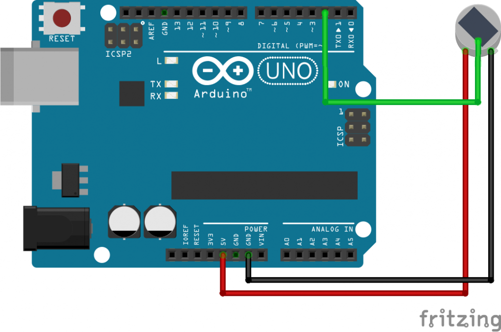 Capteur PIR et Arduino : circuit minimal