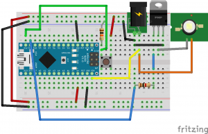 contrôleur de lumière basique sur arduino via un TIP120